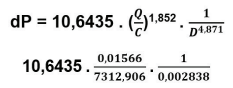 Correlação fator de atrito “f” de Darcy-Weisbach com o fator “C” de Hanzen-Williams